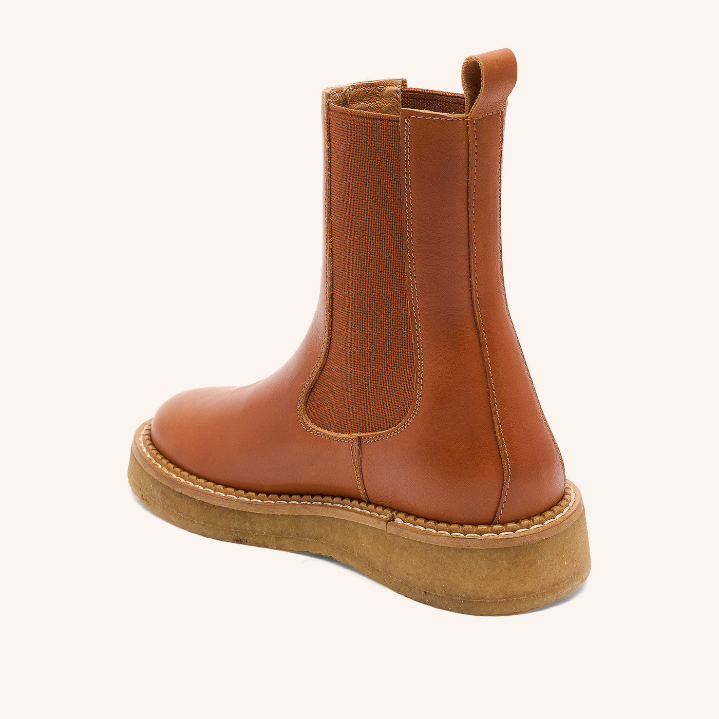bisgaard-naya-cognac-eleganter-stiefel-mit-crepe-sohle-f-r-kinder-gr-28-40 image 2
