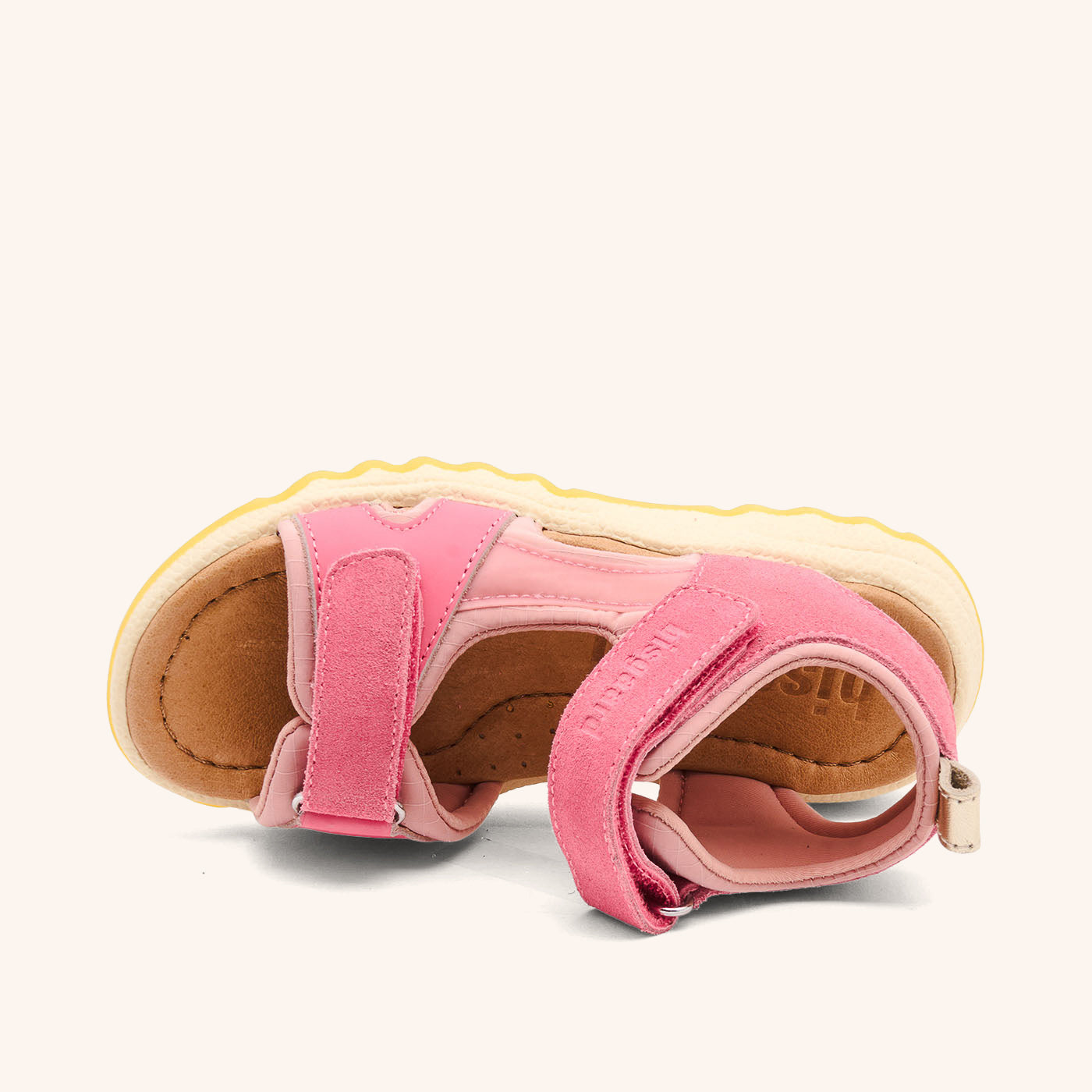 bisgaard-coco-sandale-pink-leder image 3