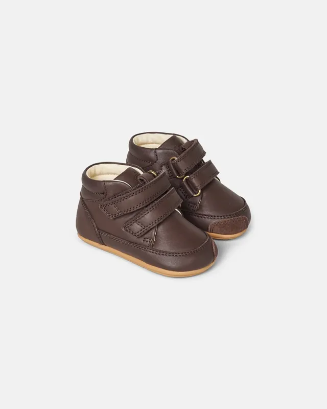 bundgaard-prewalker-dark-brown-lauflernschuh-erste-schritte-barfu image 1