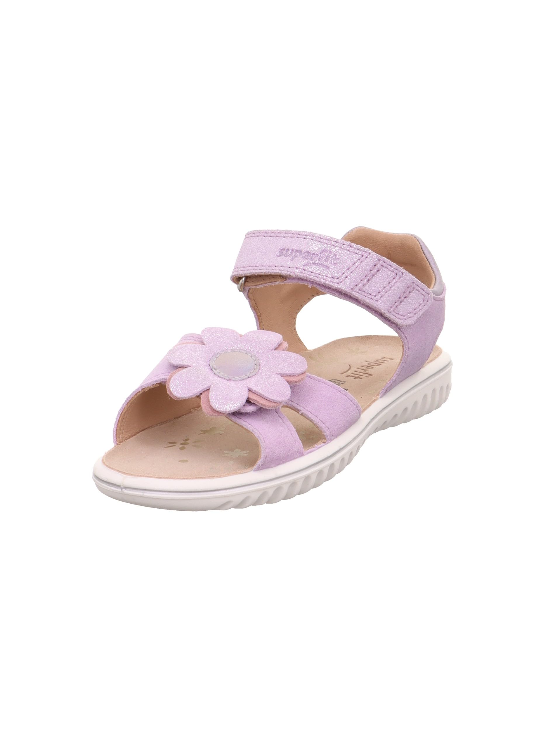 superfit-sparkle-m-dchen-sandale-veloursleder-blumen image 7