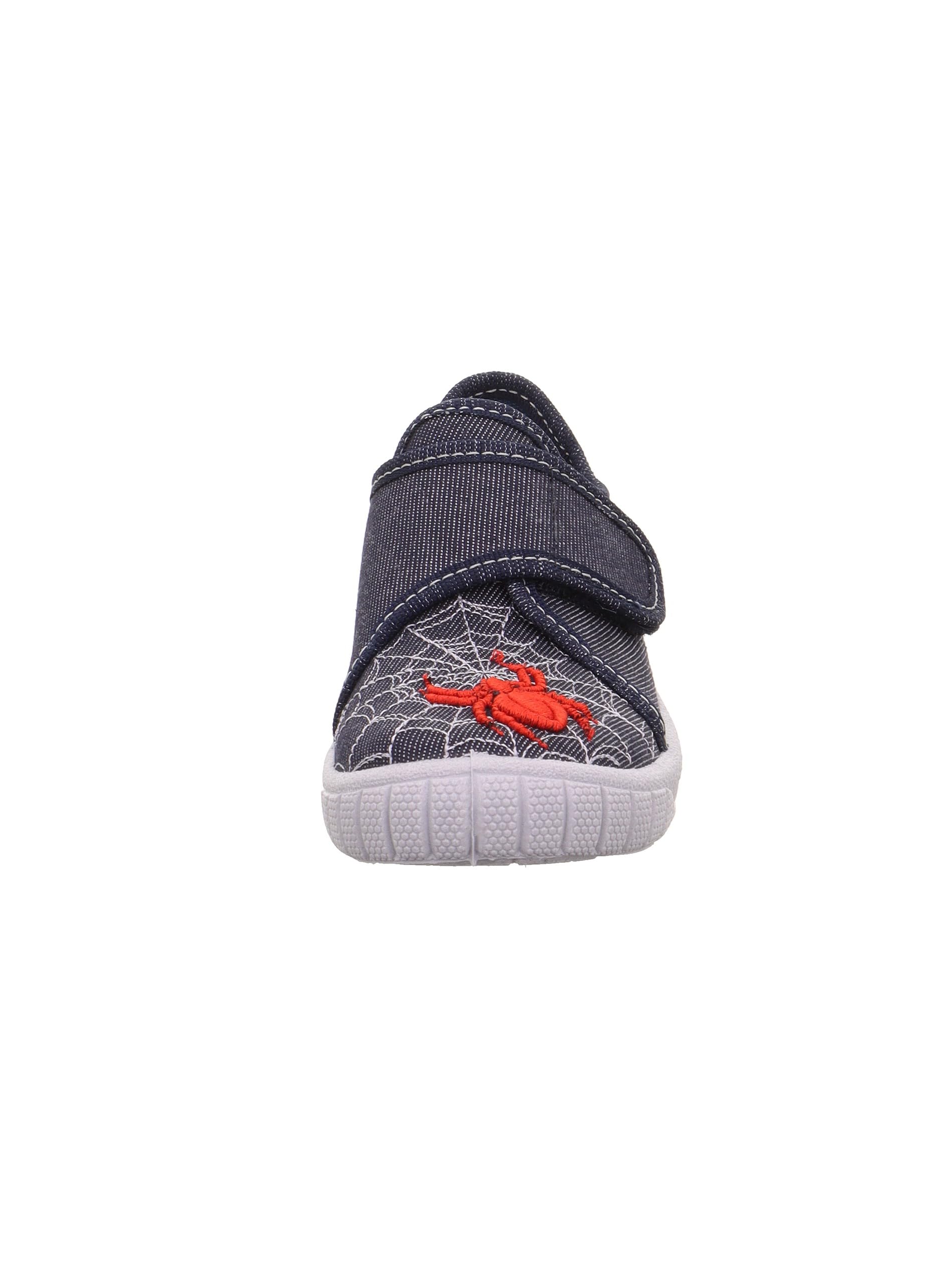 superfit-bill-jungen-hausschuhe-spinnenmotiv-mit-klettverschluss image 2