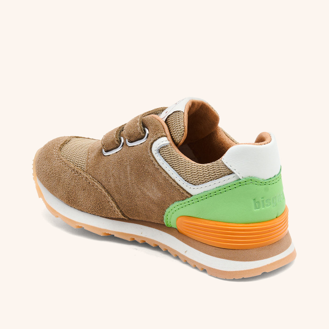 bisgaard-winston-earth-sportlicher-sneaker-aus-wildleder-und-textil-f-r-kinder image 2