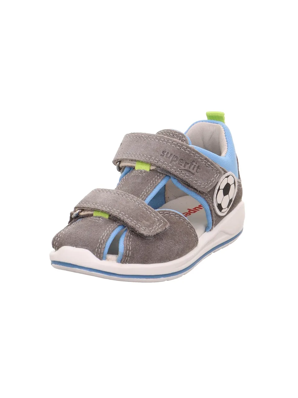 superfit-boomerang-jungen-sandale-velours-fu-ball-klett image 1