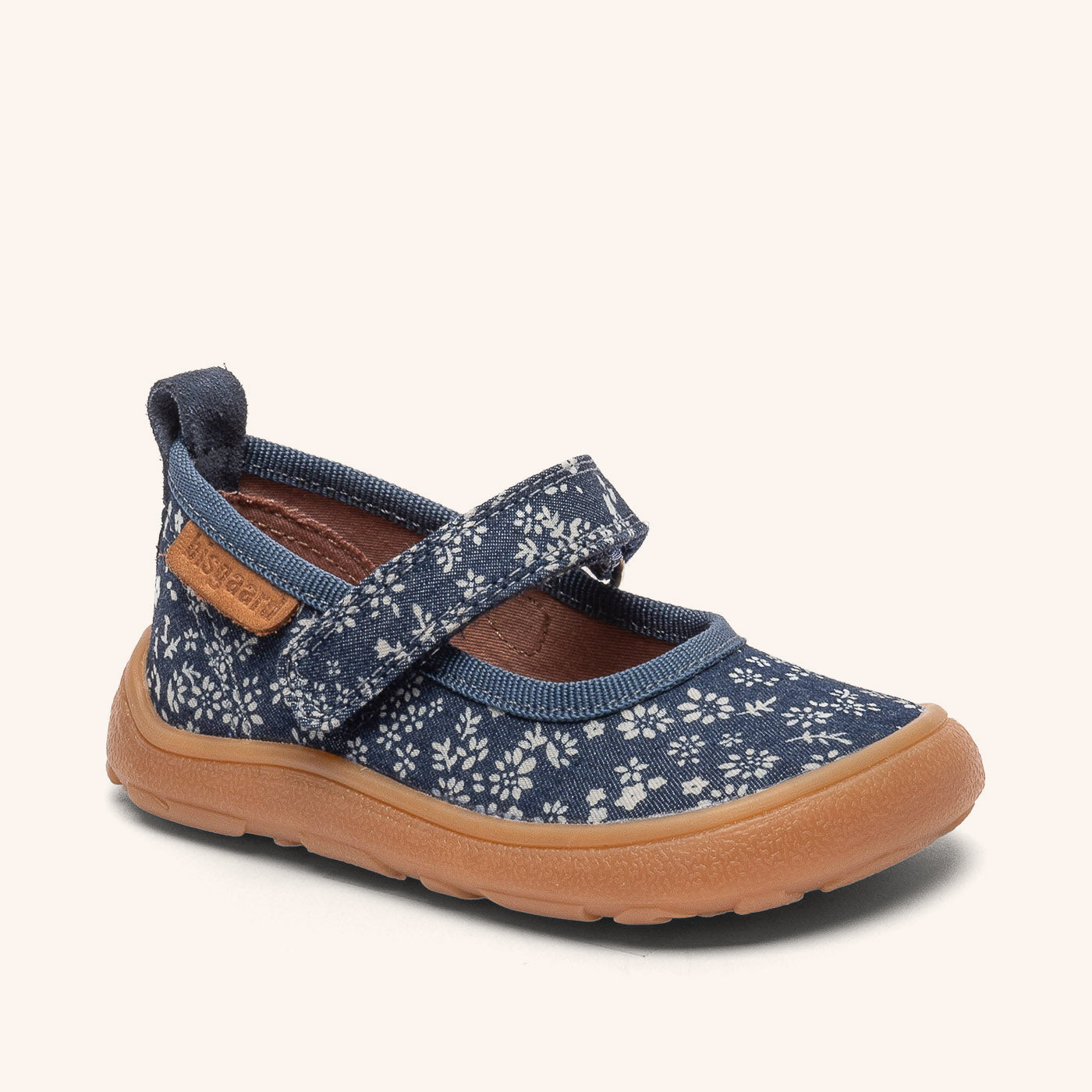 bisgaard-barefoot-ballet-wild-flower-blue-ballerina-hausschuh-f-r-kinder image 1