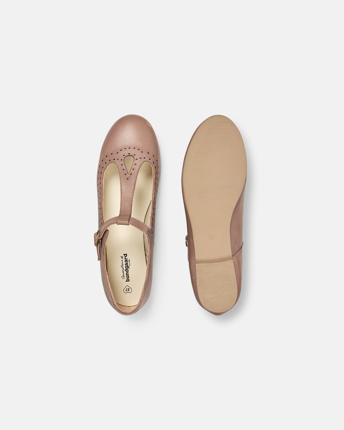 bundgaard-fawn-damen-lederhalbschuh-dusty-rose image 2