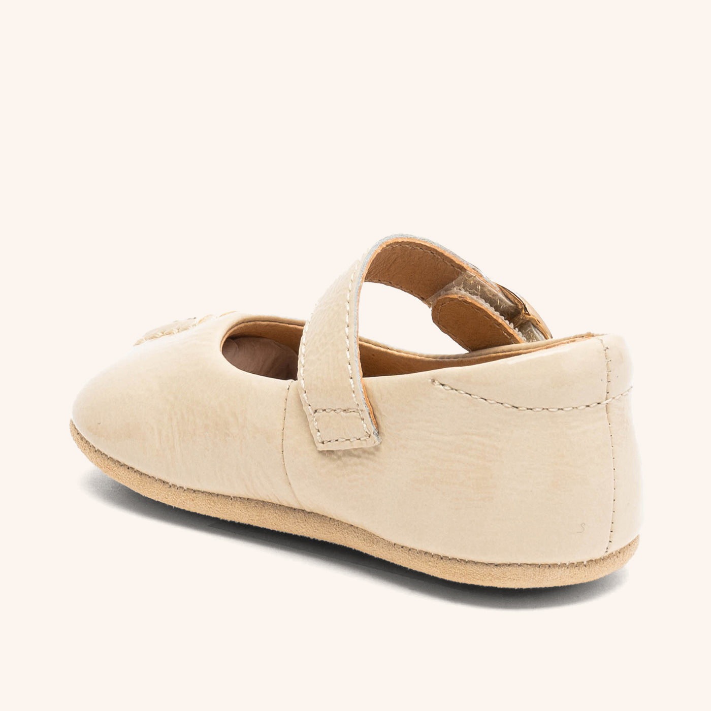 bisgaard-annabelle-ballerina-hausschuh-sand-patent-gr-18-25 image 2