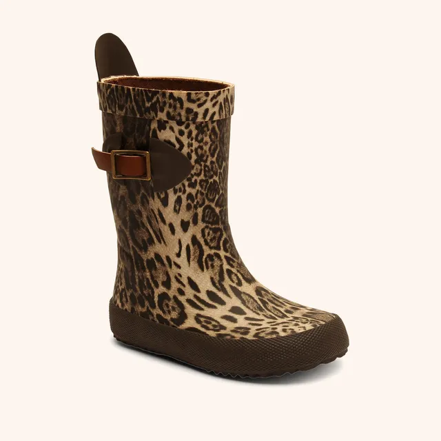 bisgaard-scandinavia-gummistiefel-mit-schnallendetail-in-leopard image 1