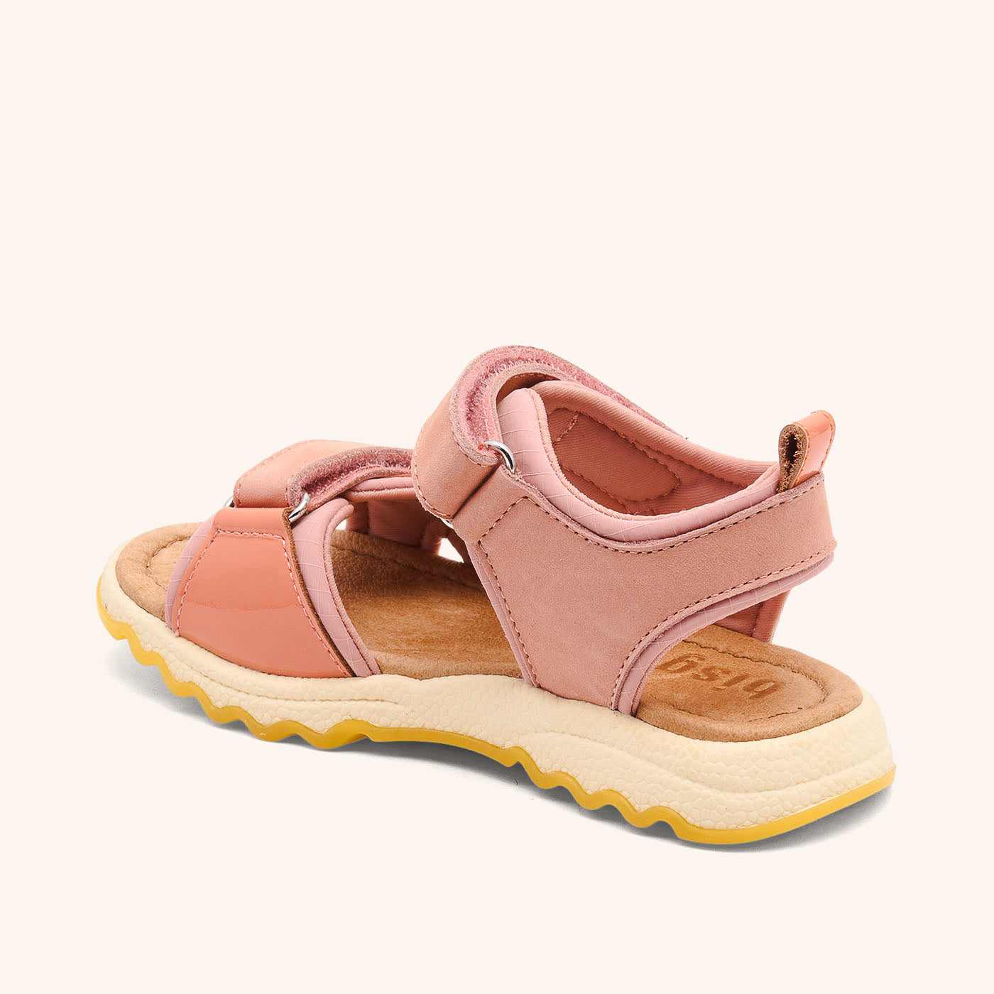 bisgaard-coco-elegante-kindersandale-aus-leder-und-nubuk-in-ros image 2