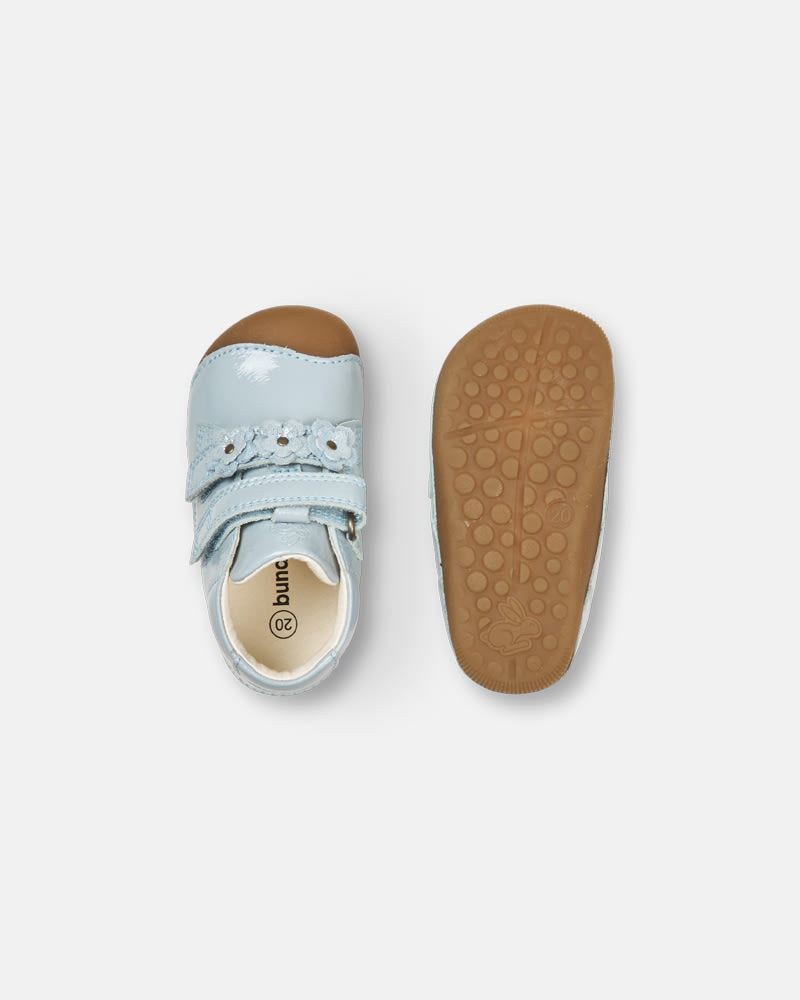 bundgaard-petit-flower-sky-lauflernschuh-barfu-einsteigerschuh-leder-hellblau image 2