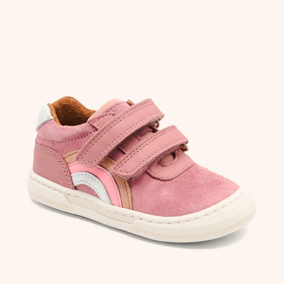 bisgaard-rainbow-low-sneaker-klett-rose image 1