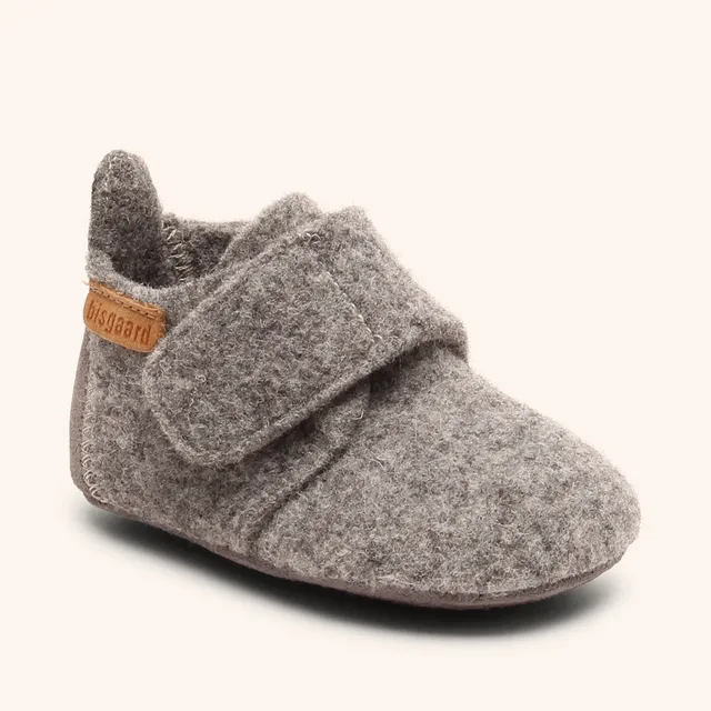 bisgaard-baby-wool-hausschuh-grey-gr-18-27 image 1