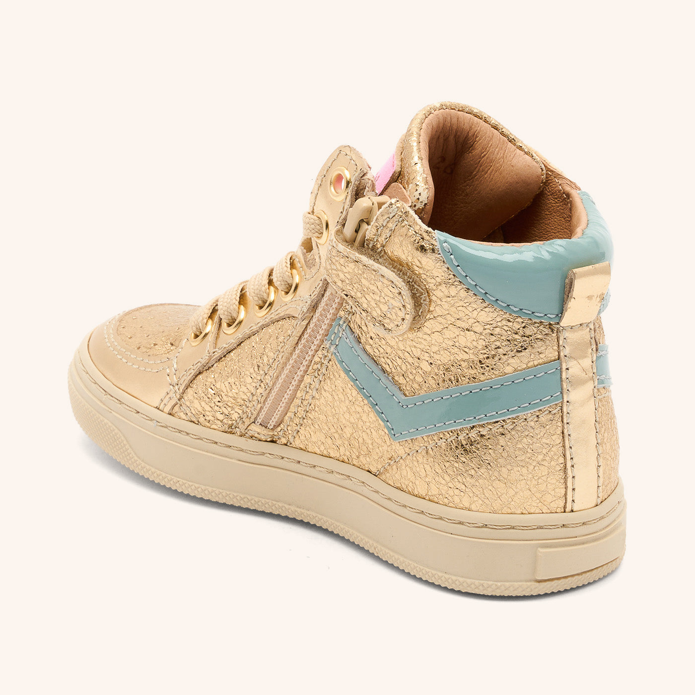 bisgaard-isak-gold-freizeit-sneaker image 2