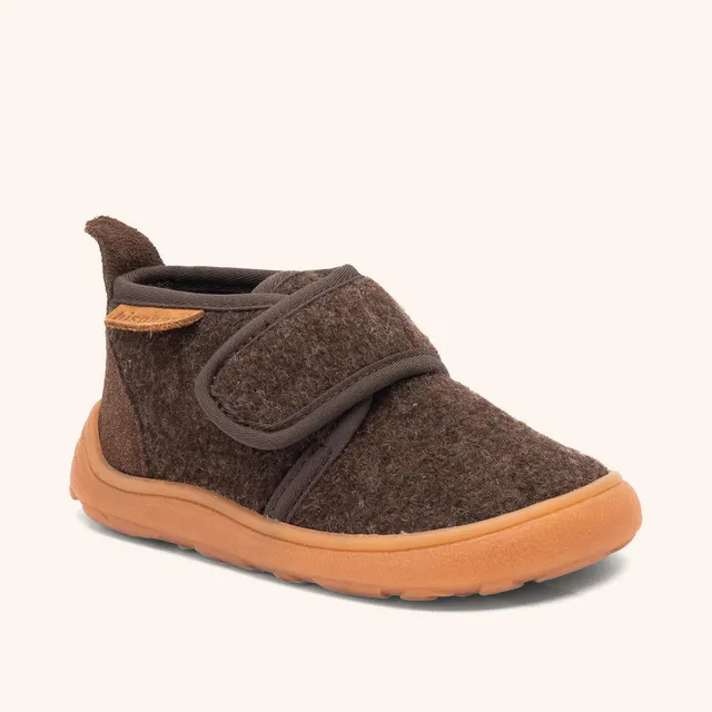 bisgaard-barefoot-basic-barfu-hausschuh-brown image 1
