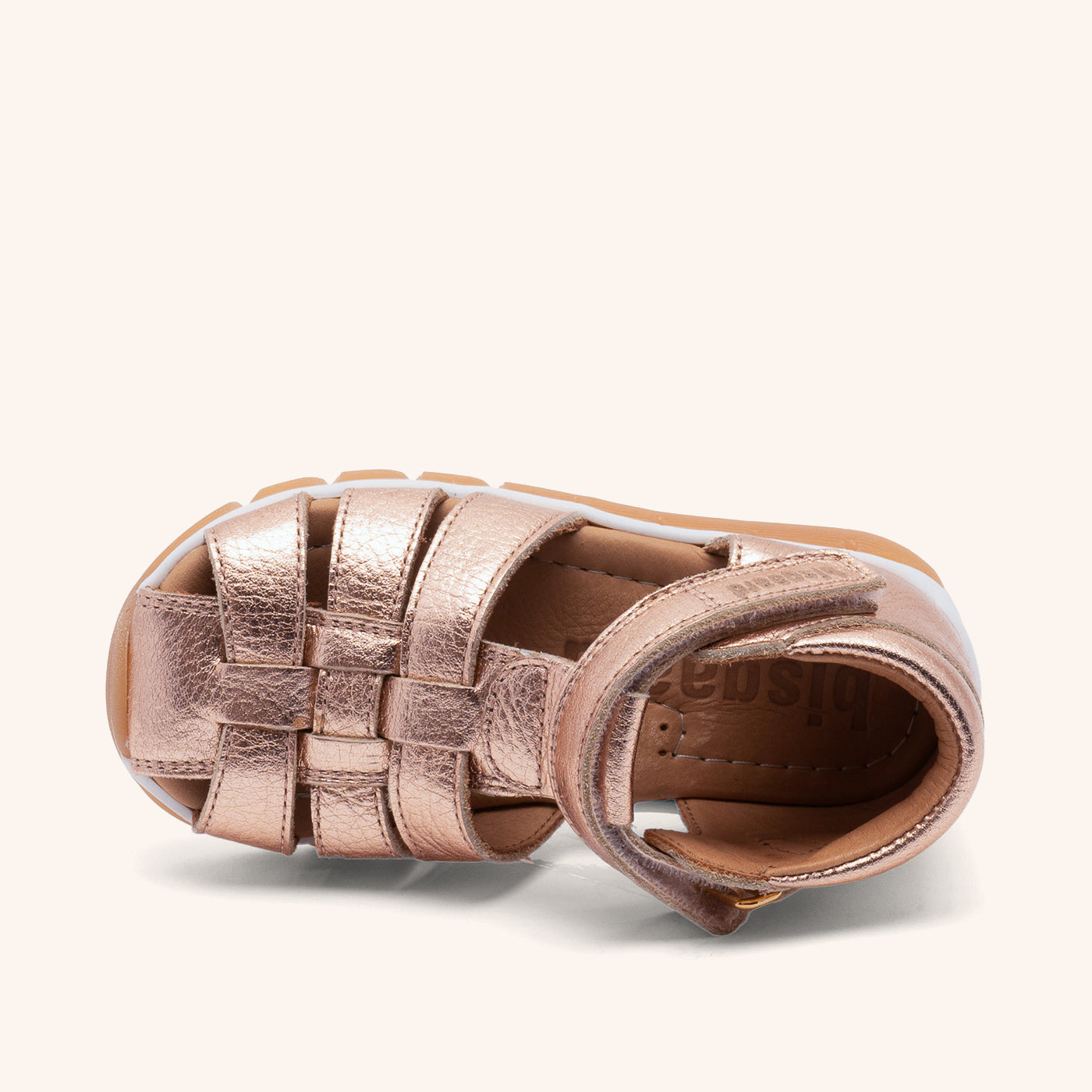 bisgaard-billie-geschlossene-sandale-in-rose-gold-elegante-kindersandale-aus-lwg image 3