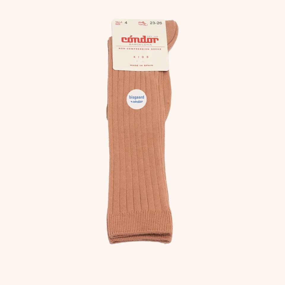 bisgaard-x-c-ndor-kniestr-mpfe-cotton-rib-nougat image 1
