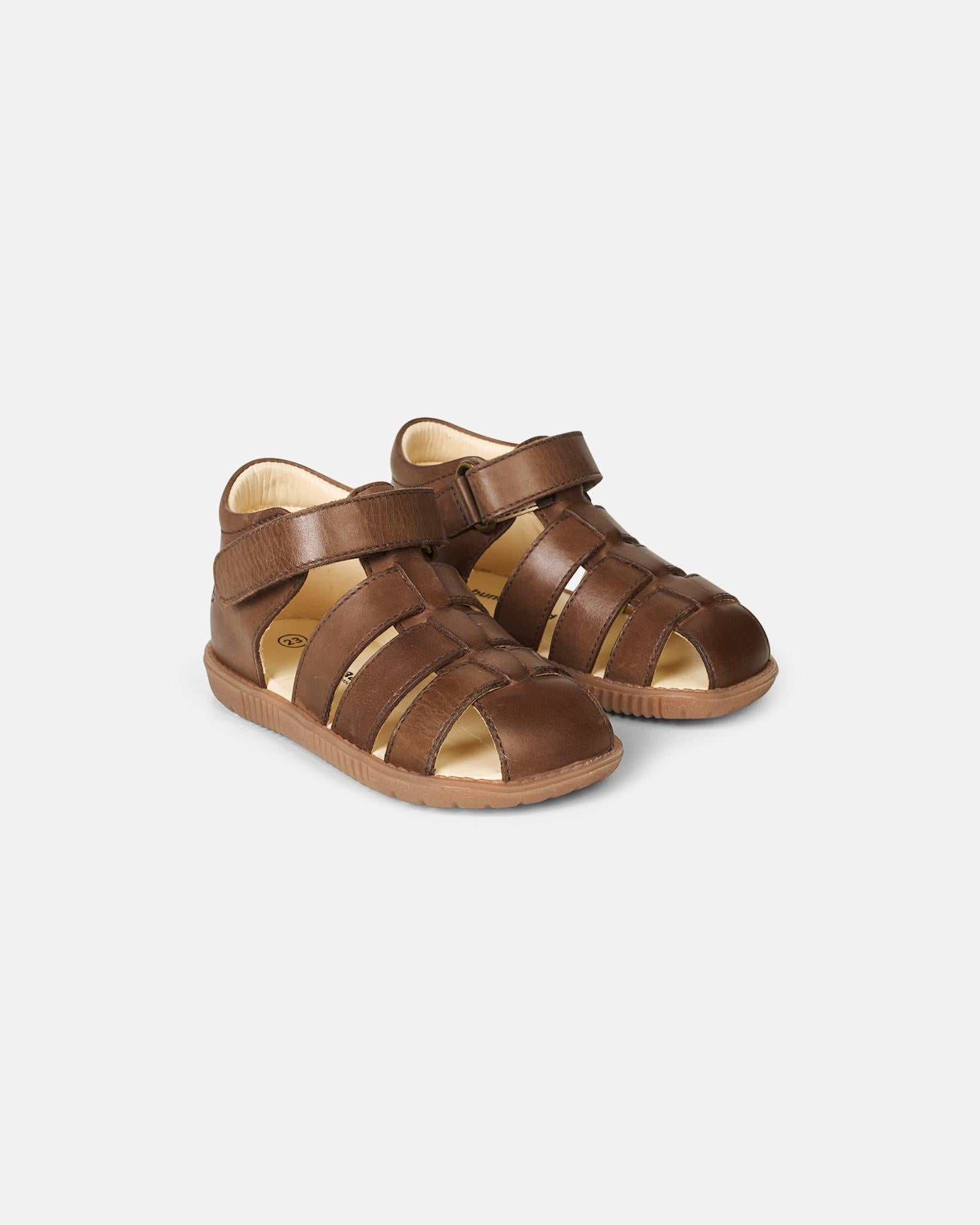 bundgaard-rollo-lauflern-sandale-dark-brown image 1