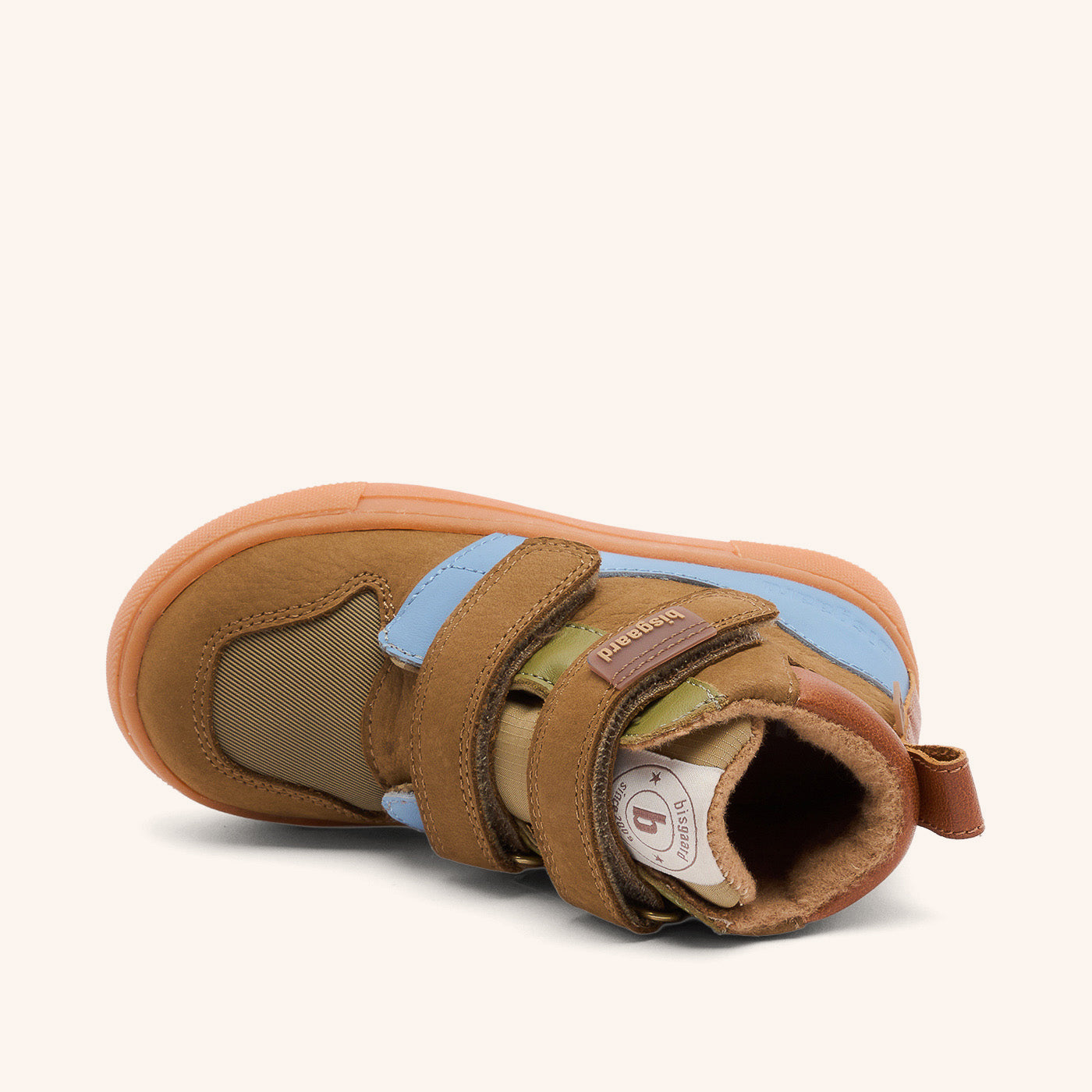 bisgaard-roy-tex-khaki-wasserdichter-kindersneaker-mit-wollfutter-und-tex-membra image 3