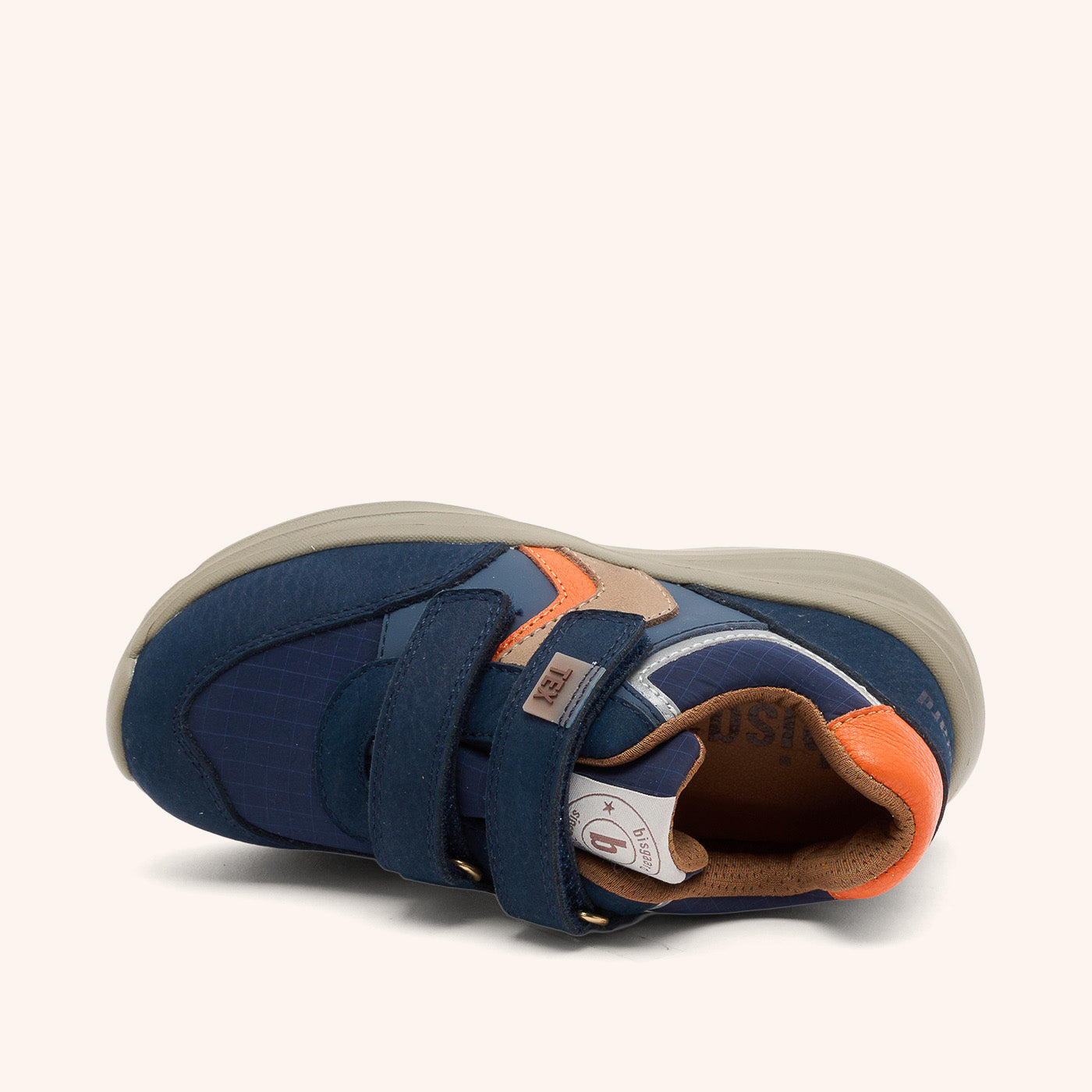 bisgaard-yuki-tex-navy-wasserdichter-sneaker-aus-leder-und-textil image 3