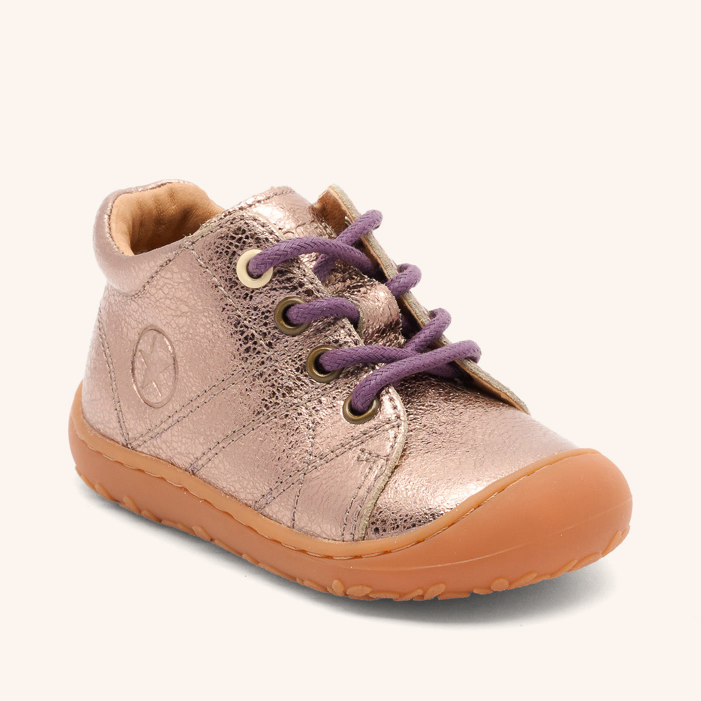 bisgaard-hale-l-rose-gold-lauflernschuh-in-glitzer-optik-f-r-m-dchen-gr-e-19-26 image 1