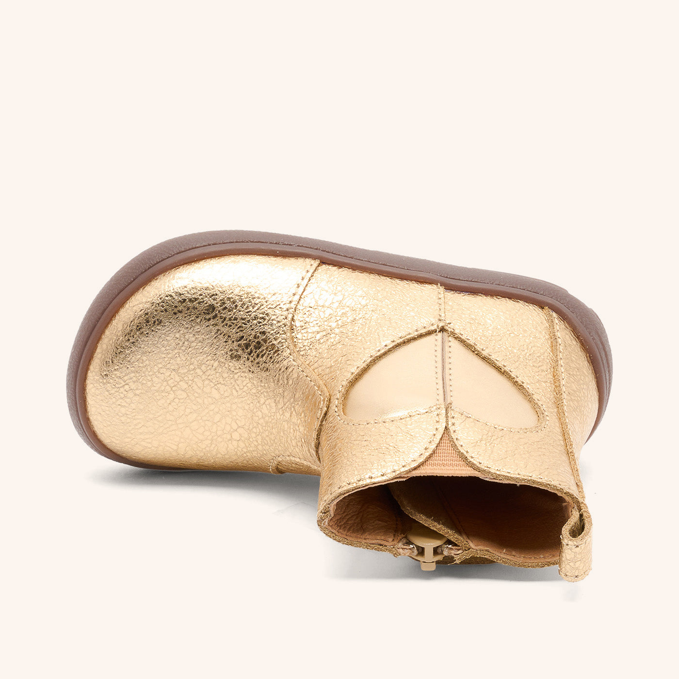 bisgaard-barefoot-runa-barfu-lederstiefel-gold image 3