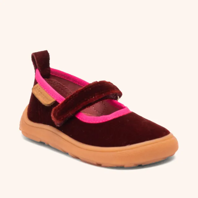 bisgaard-barefoot-ballet-bordeaux-barfu-hausschuh-als-ballerina-f-r-kinder image 1