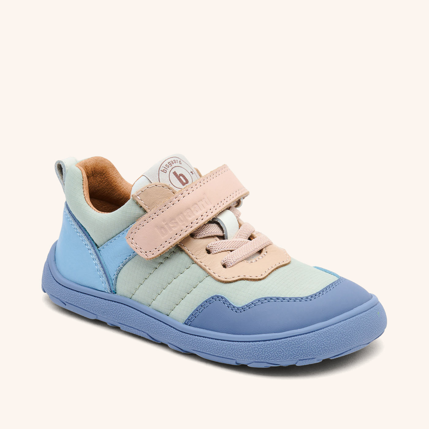 bisgaard-barefoot-baloo-sky-barfu-sneaker-aus-wildleder-und-leder-mit-breiter-ze image 1