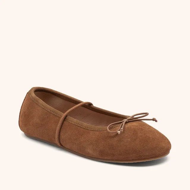 bisgaard-palma-cinnamon-ballerina-aus-weichem-wildleder image 1