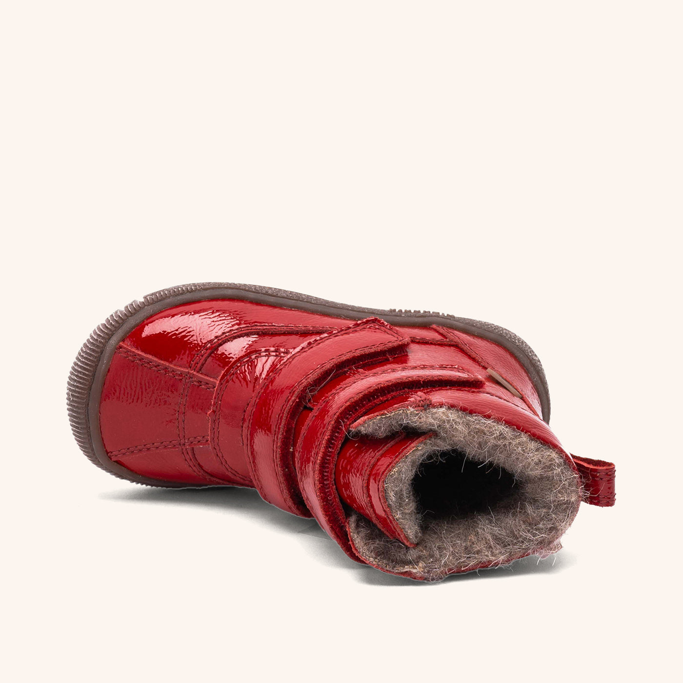 bisgaard-ellis-tex-winterstiefel-red-patent-mit-wollfutter image 3