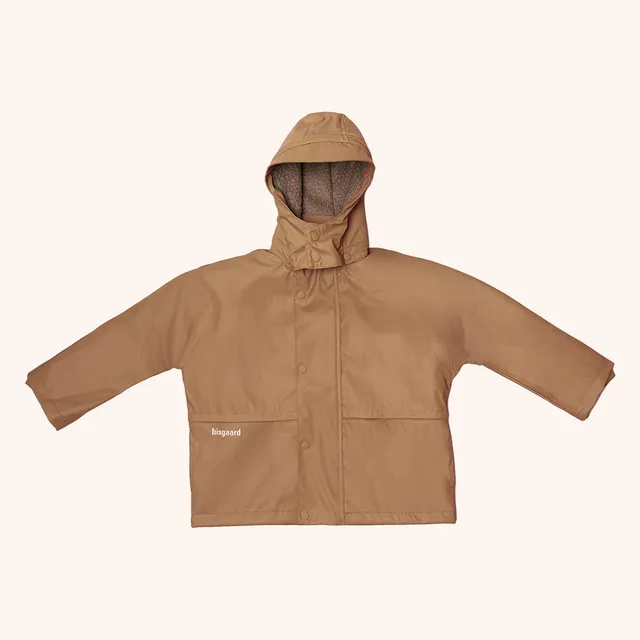 bisgaard-aarhus-regenjacke-wolle-karamell-pu-mit-wollfutter-92-140 image 1