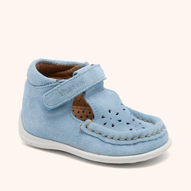 bisgaard-pil-baby-blue-lauflernschuh-mit-lederfutter-und-flexibler-gummisohle-gr image 1