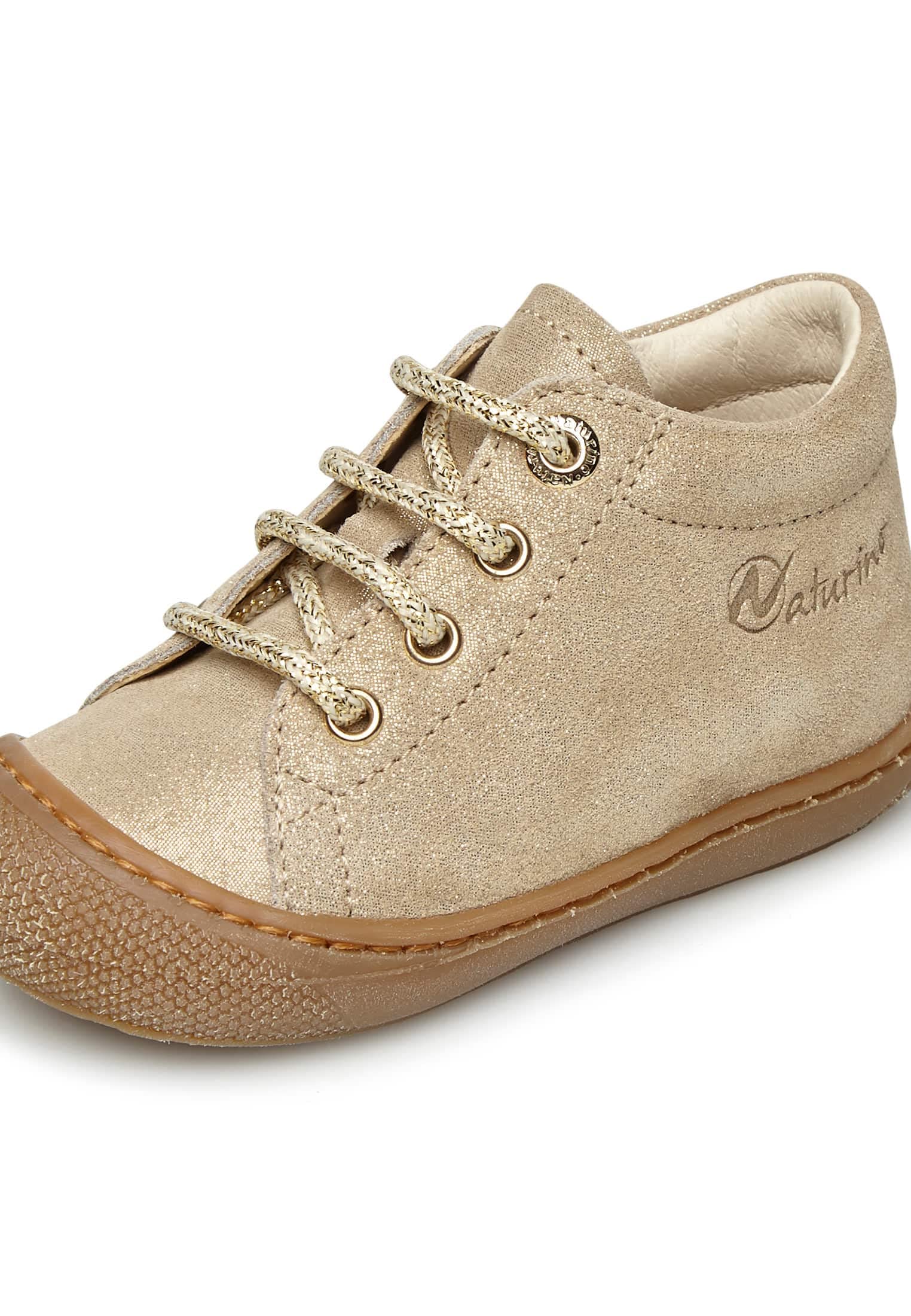 naturino-cocoon-leder-lauflernschuh-glitter-platinum-gold image 5