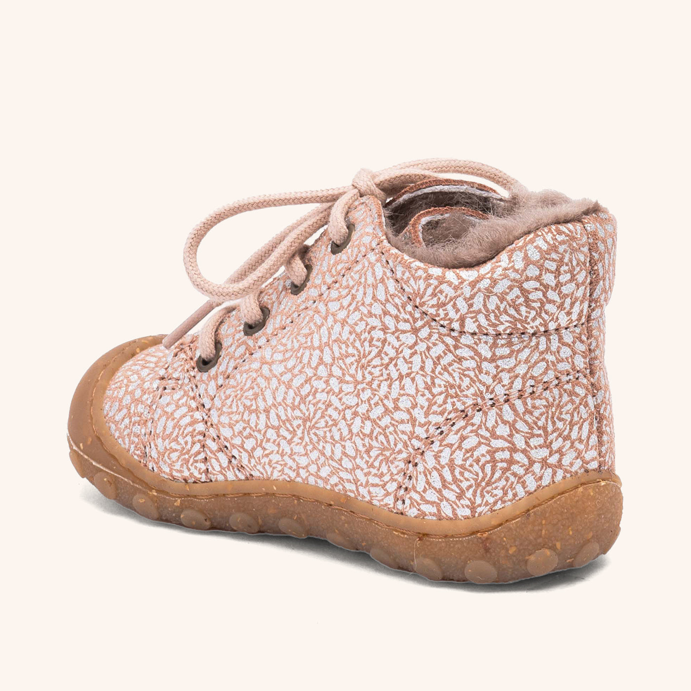 bisgaard-hale-l-lamb-rose-glitter-warmer-barfu-schuh-f-r-babys-gr-19-26 image 2