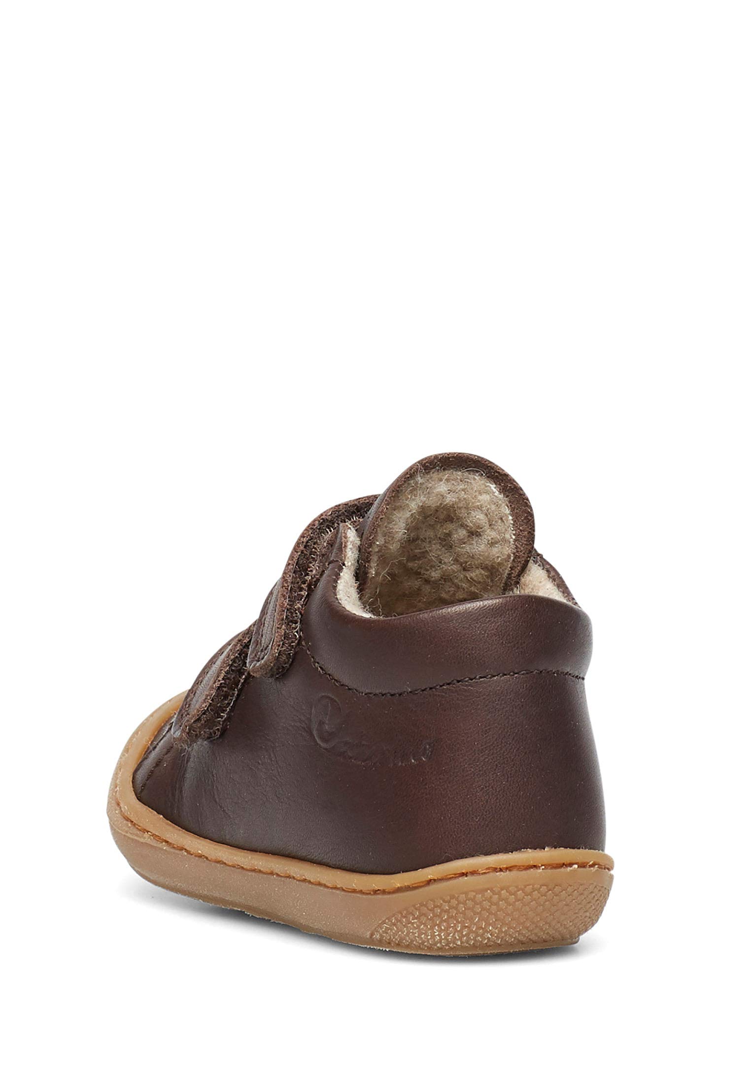naturino-cocoon-vl-lauflernschuh-nappaleder-wollfutter-braun-doppelklett image 2