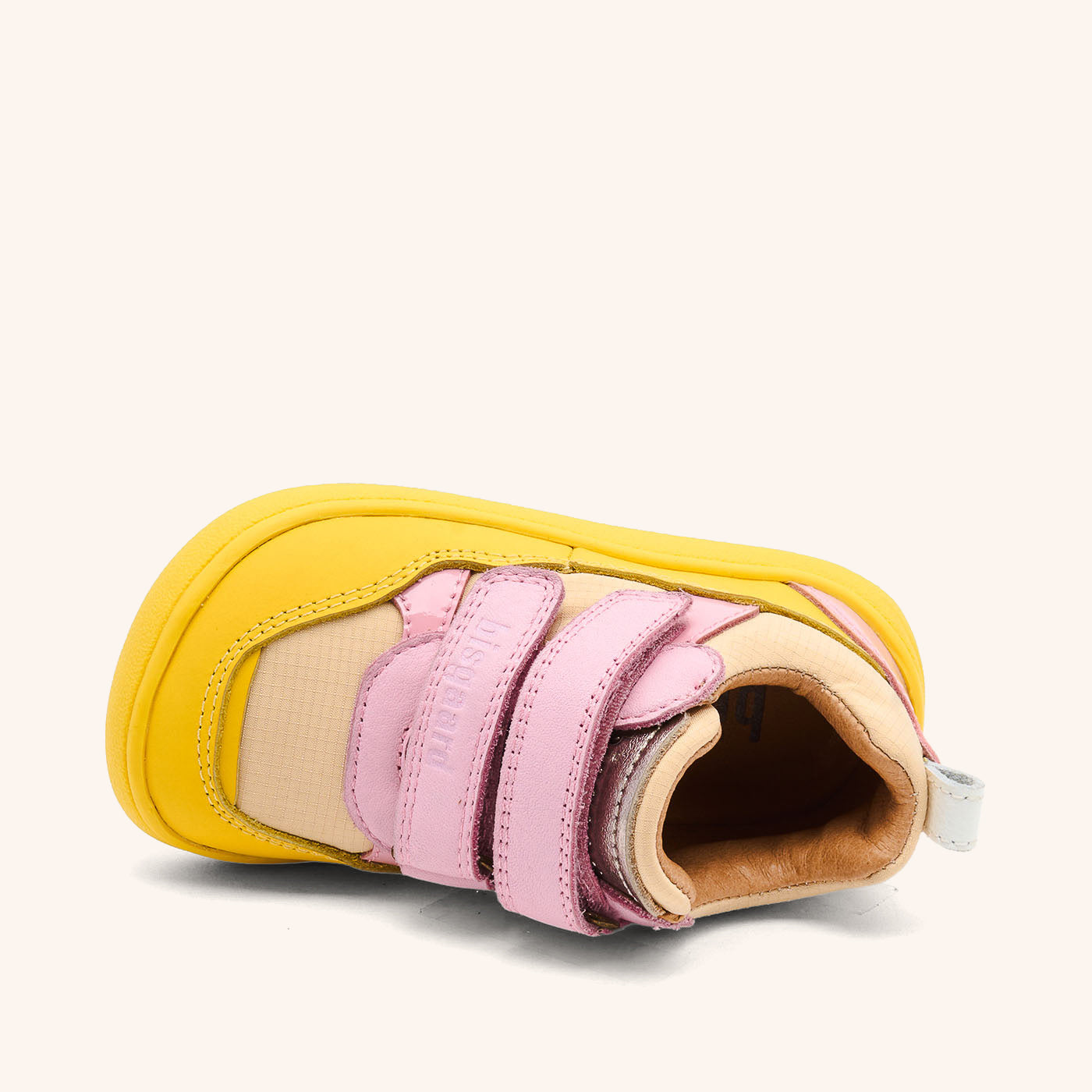 bisgaard-barefoot-elroy-barfu-sneaker-lemon-textil-leder image 3
