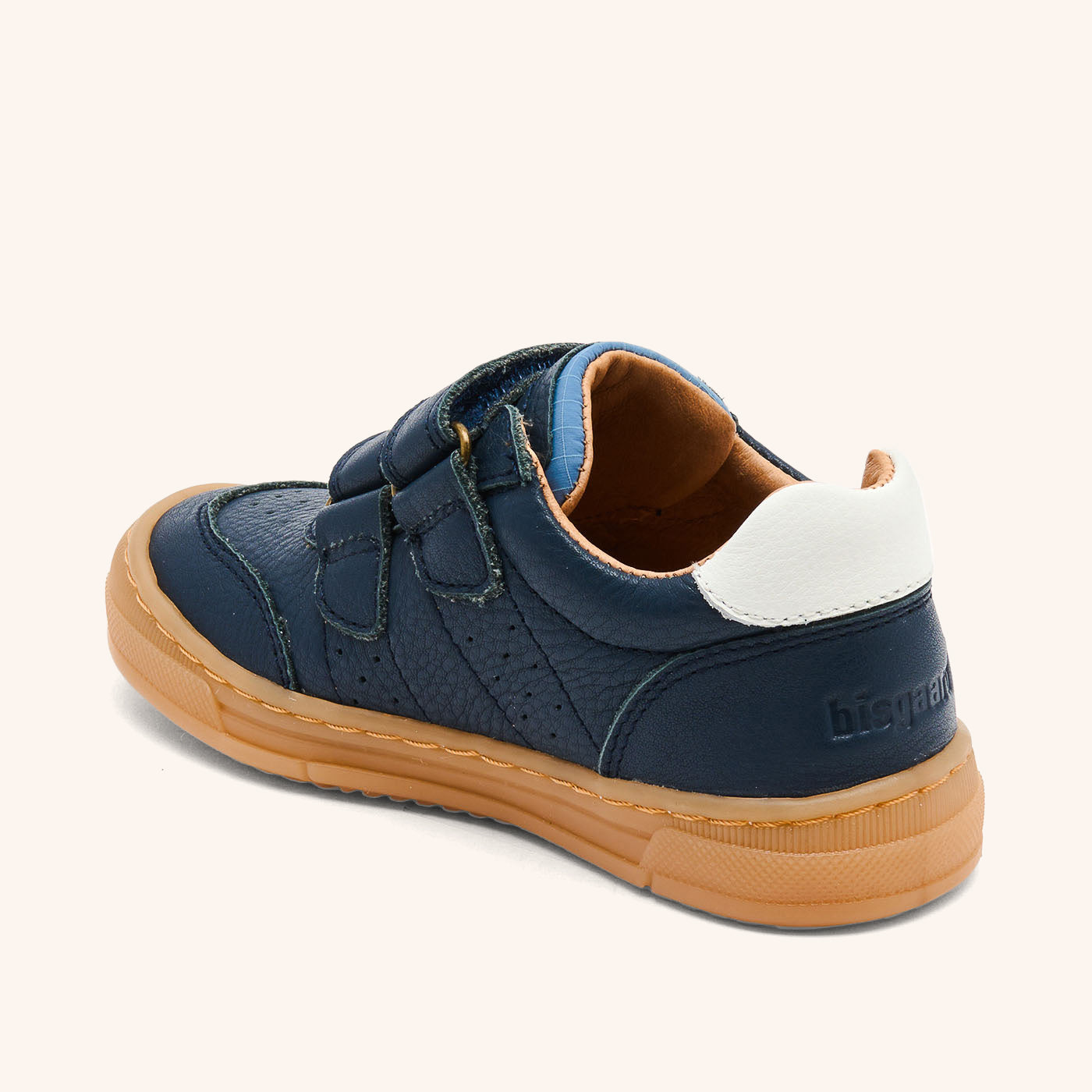 bisgaard-rob-navy-leichter-sneaker-aus-atmungsaktivem-qualit-tsleder-f-r-kinder image 2