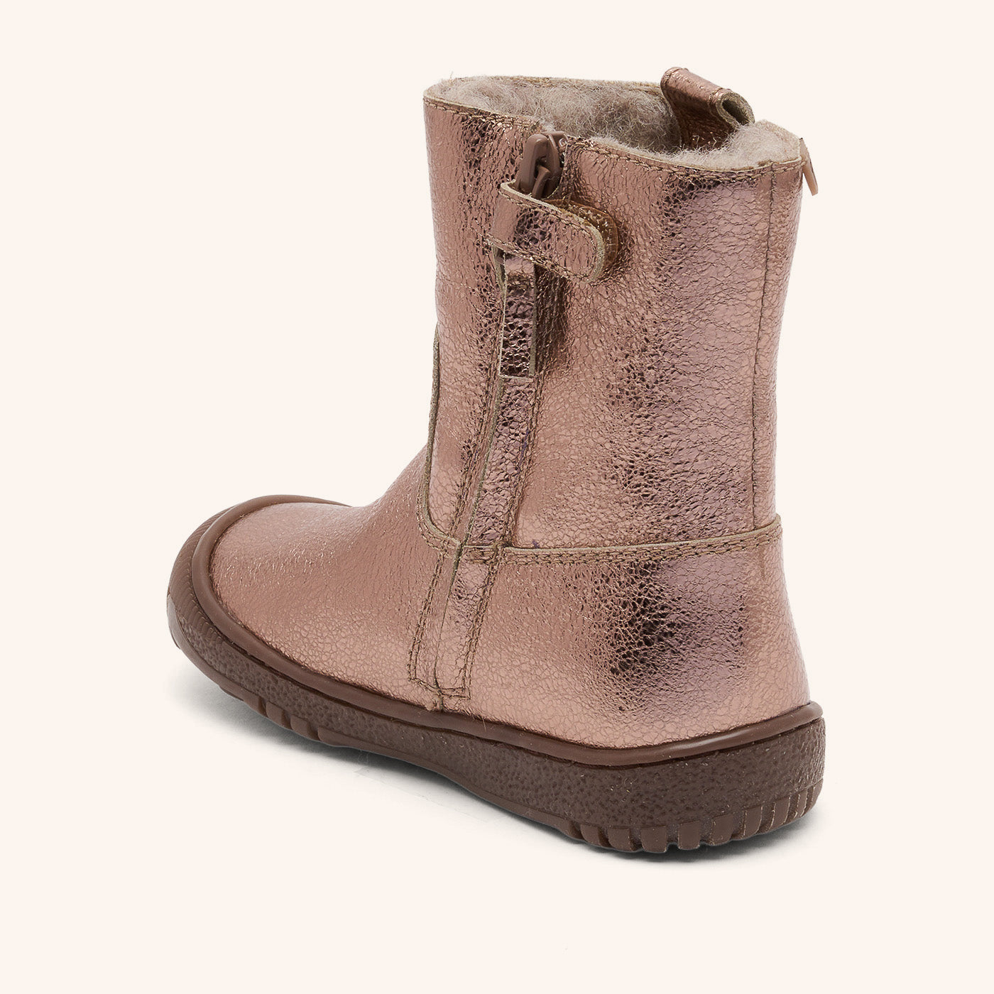 bisgaard-elina-tex-winterstiefel-rose-gold-leder-wasserdicht image 2