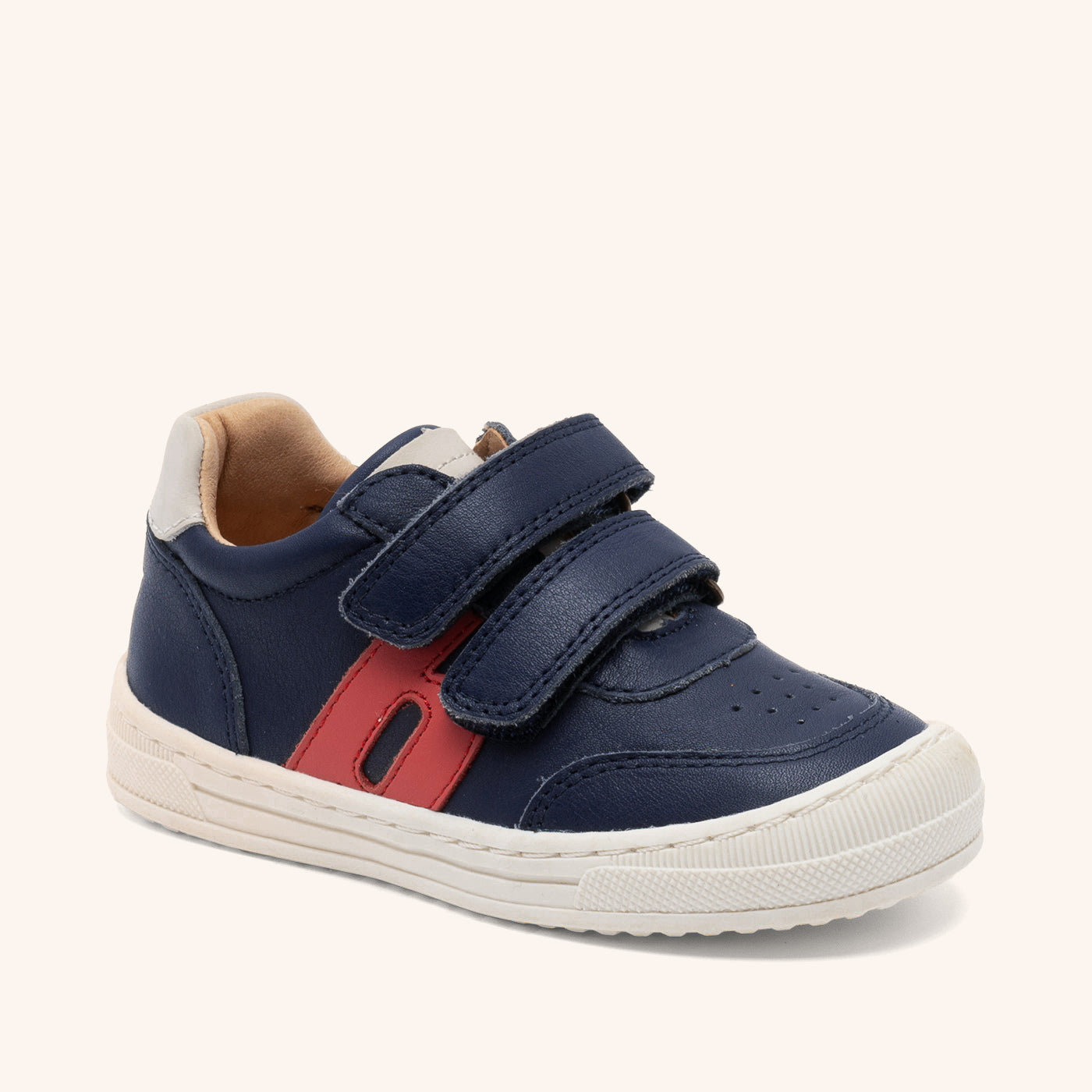 bisgaard-rob-sneaker-navy-atmungsaktiver-lederschuh-mit-gummisohle image 1