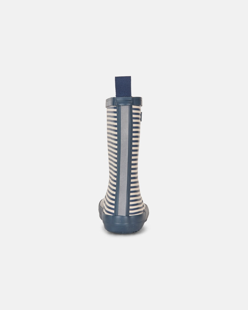 bundgaard-charly-gummistiefel-navy-stripe image 3