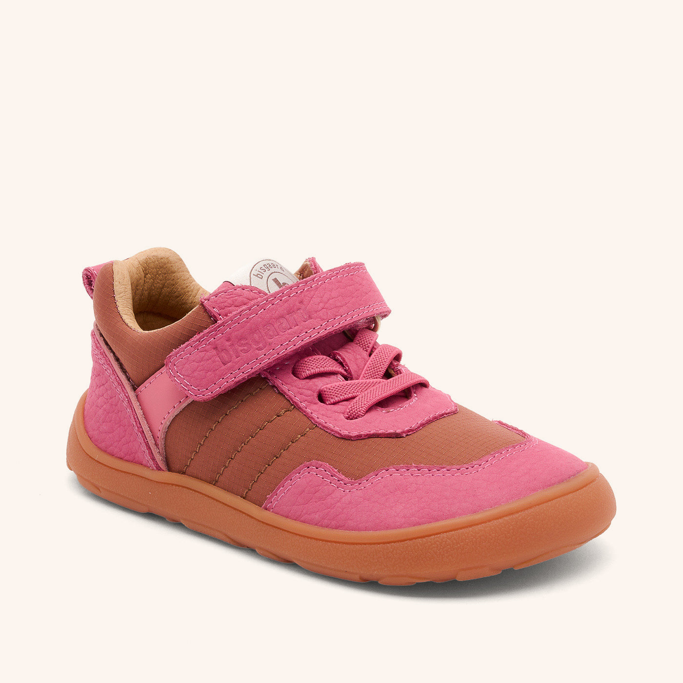 bisgaard-barefoot-baloo-pink-barfu-sneaker-aus-wildleder-und-leder-f-r-kinder image 1