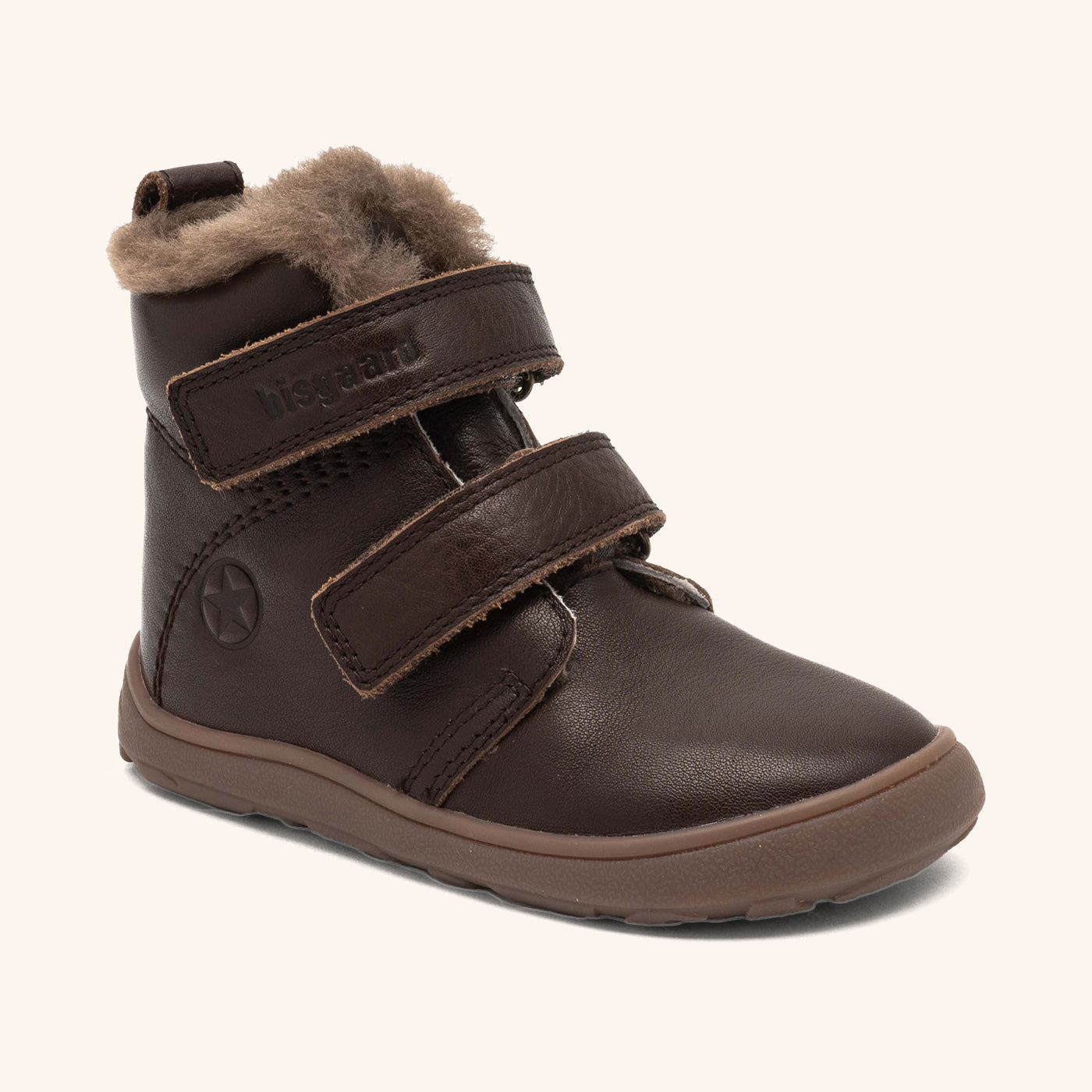 bisgaard-barefoot-emil-lamb-dark-brown-barfu-winterstiefel-f-r-kinder image 1