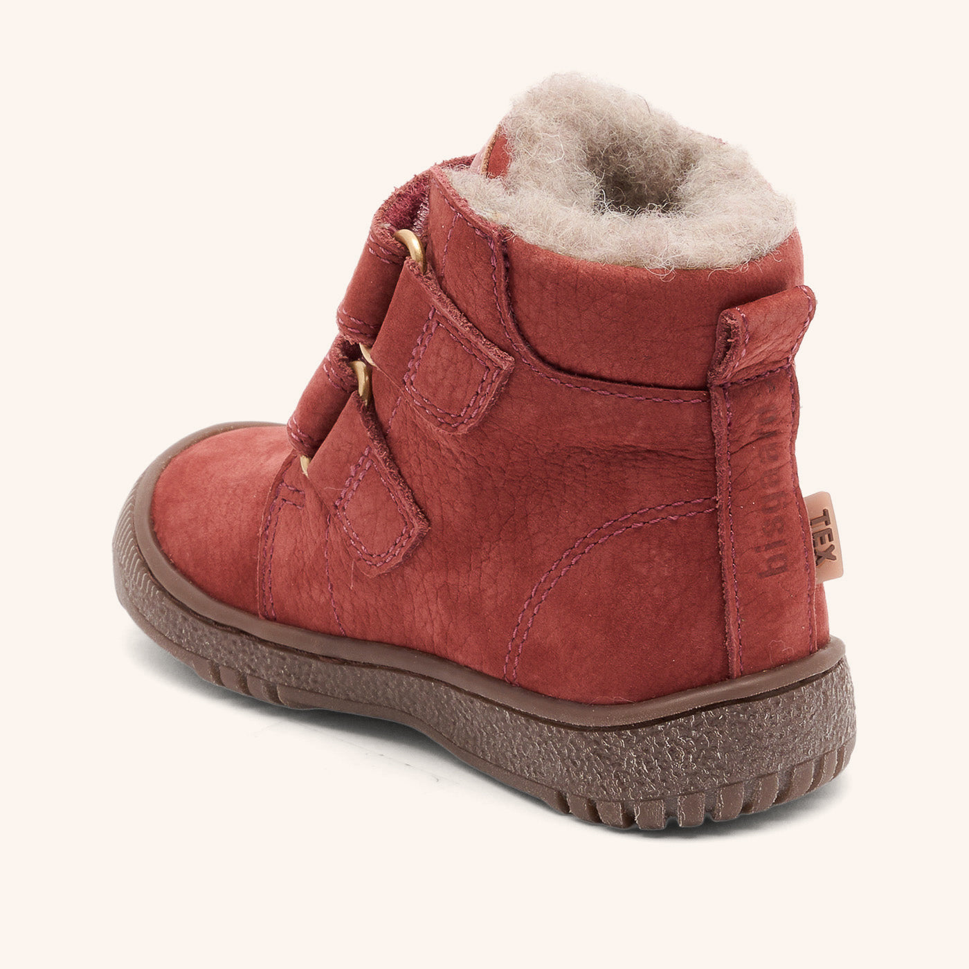 bisgaard-evon-tex-bordeaux-wasserdichter-winterstiefel-mit-wollfutter-f-r-kleink image 2