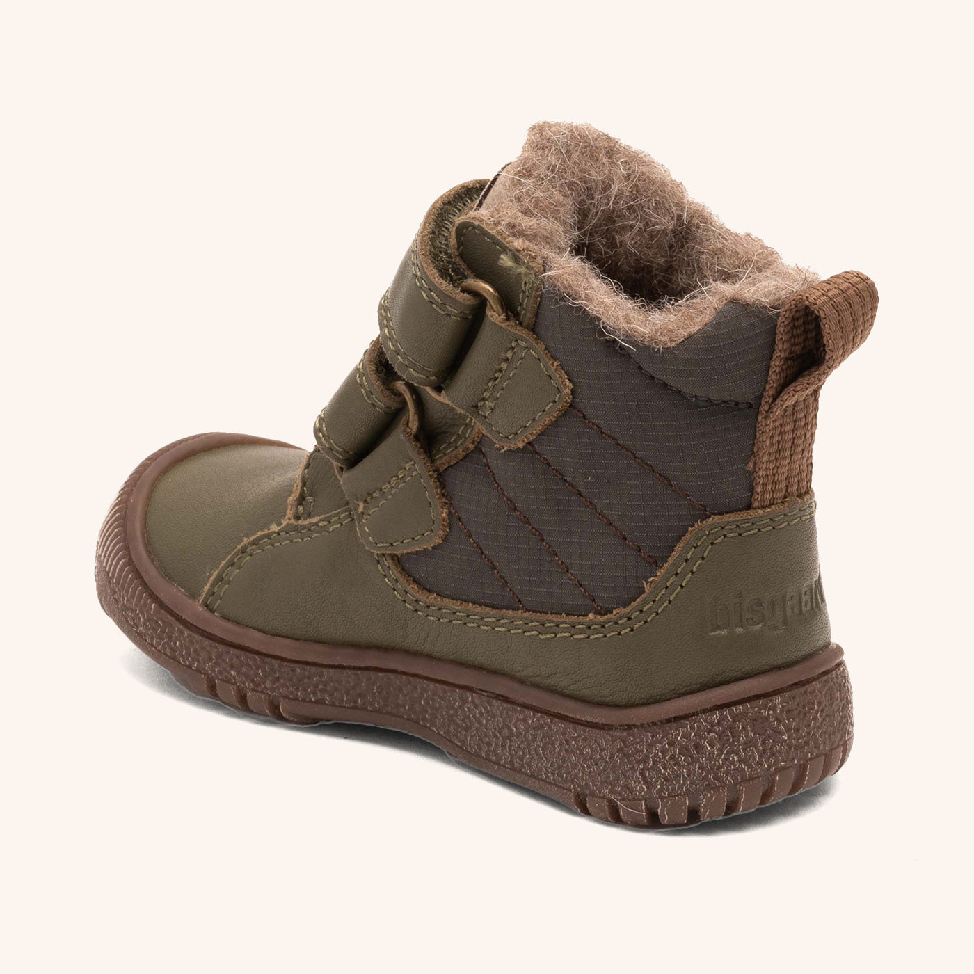 bisgaard-helton-tex-khaki-wasserdichter-winterstiefel-mit-wollfutter image 2