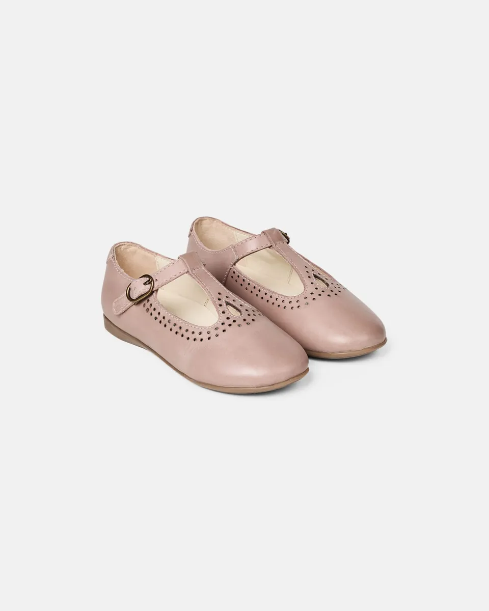 bundgaard-faye-lauflern-halbschuh-dusty-rose image 1