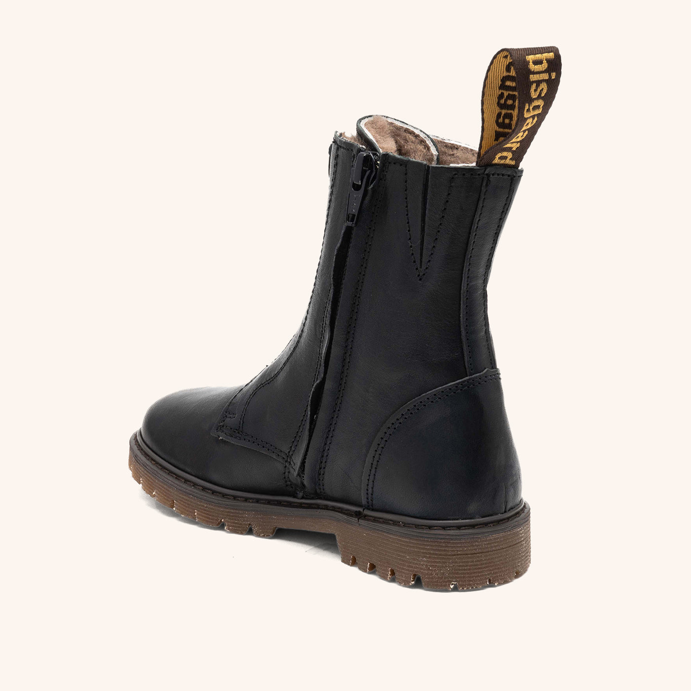 bisgaard-nora-lamb-ankle-boot-black-mit-warmfutter image 2