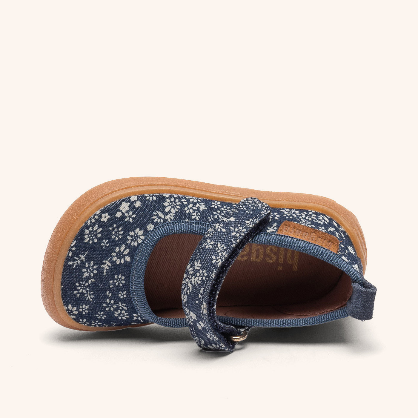 bisgaard-barefoot-ballet-wild-flower-blue-ballerina-hausschuh-f-r-kinder image 3