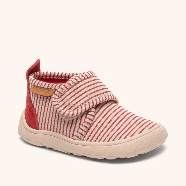 bisgaard-barefoot-basic-hausschuh-sailor-red-gr-19-32 image 1