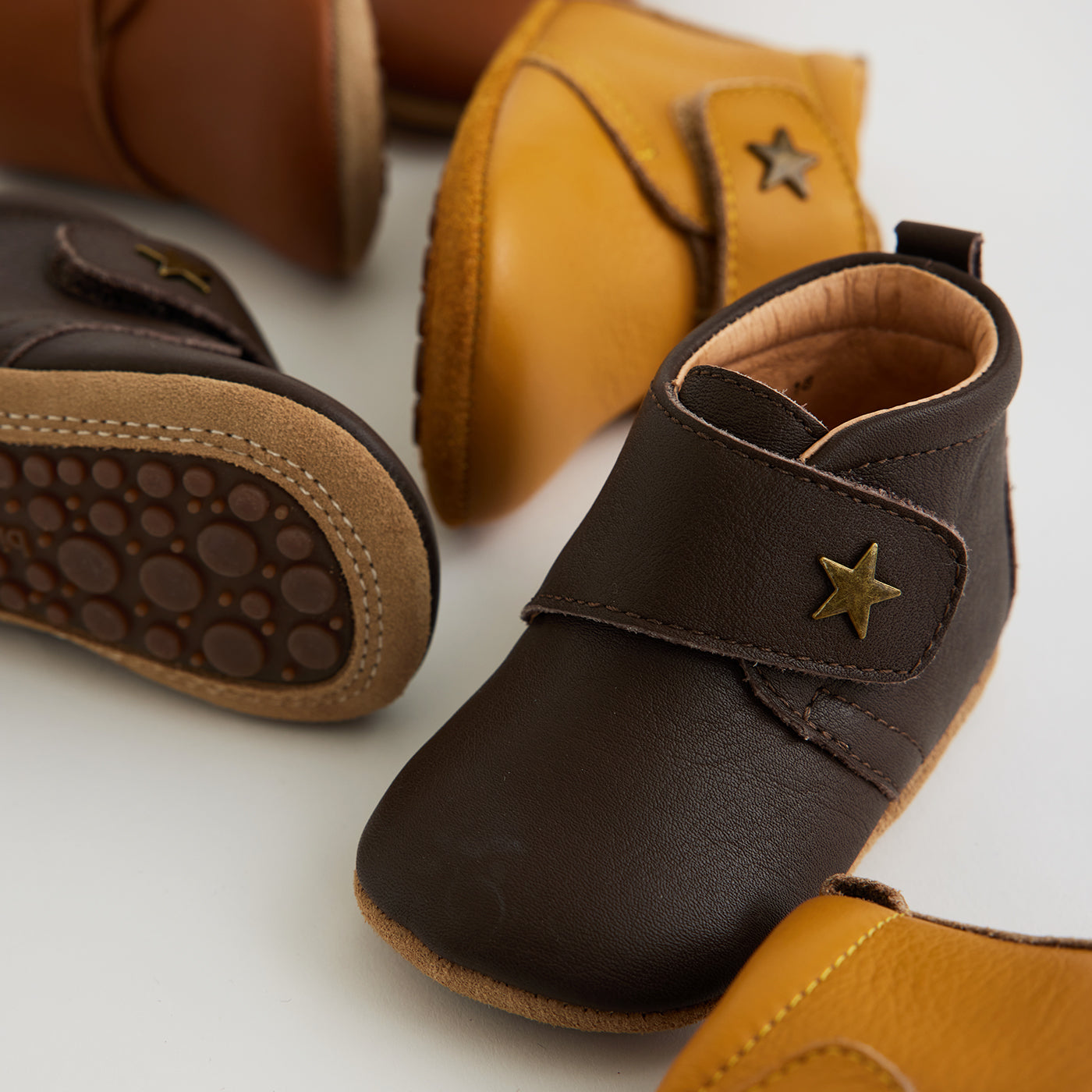 bisgaard-baby-star-hausschuhe-braun image 5