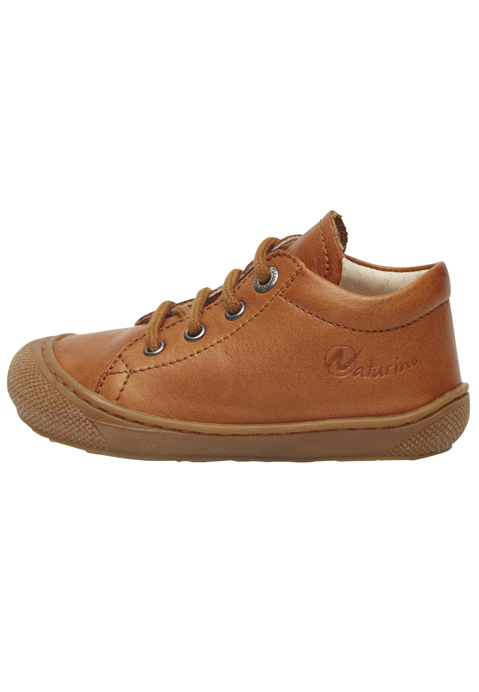 naturino-first-steps-lauflernschuhe-aus-nappaleder-cognac-gr-27 image 1