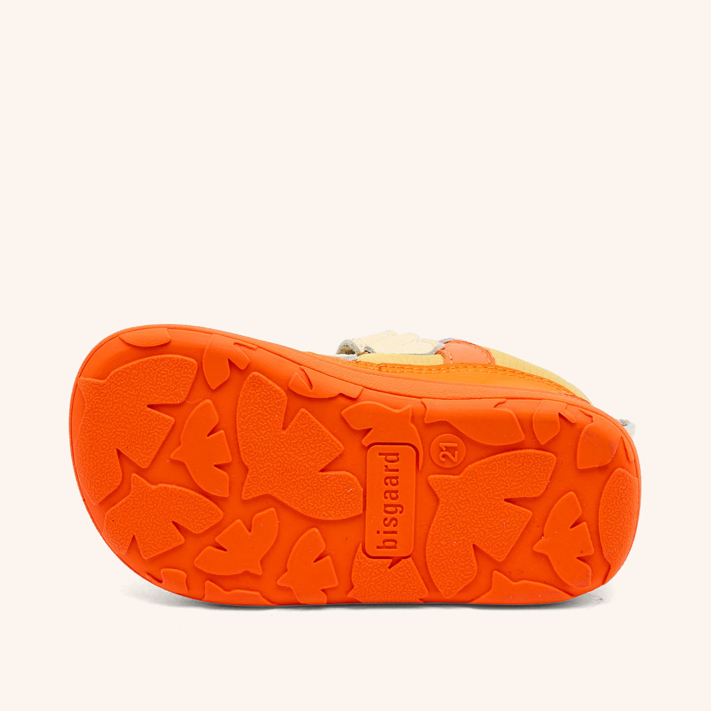 bisgaard-barefoot-elroy-orange-sportlicher-barfu-sneaker-aus-textil-und-leder image 4