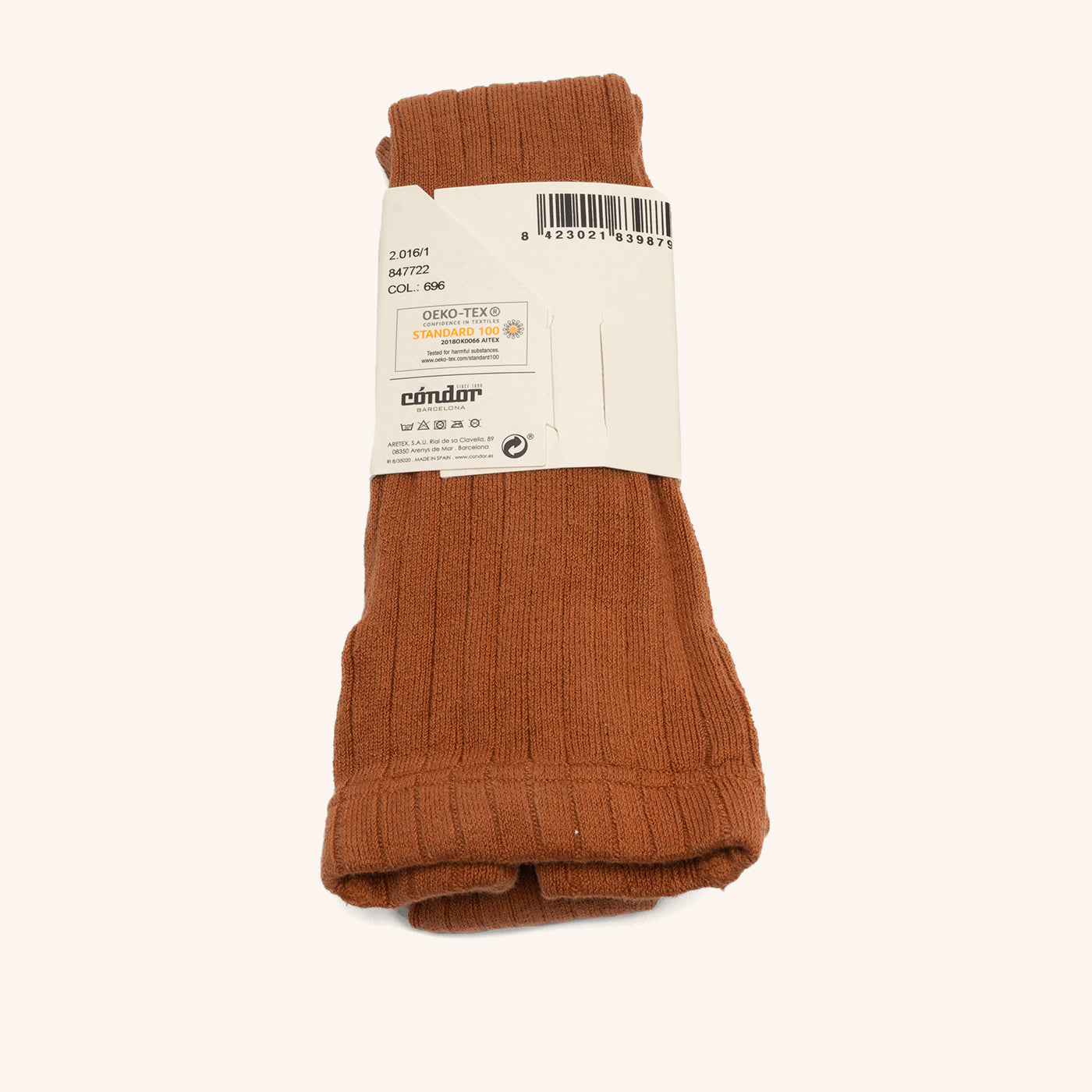 bisgaard-x-c-ndor-cotton-rib-strumpfhose-in-oxido image 2